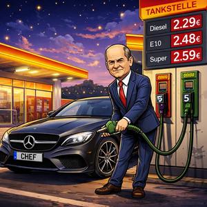 Tanken, Tanken, Tanken – Scholz sei Dank