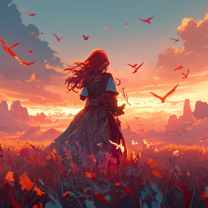 茜色の風とともに