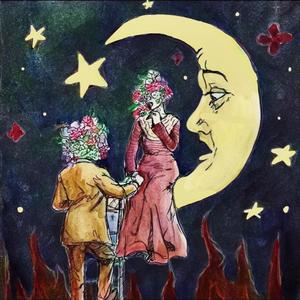 Burned away