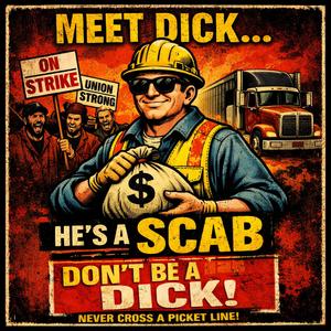 Dick Is A Scab