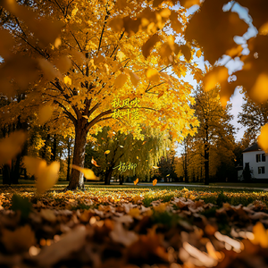 秋风吹 秋叶落