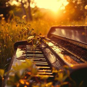 Nobles Acordes De Piano Se Elevan
