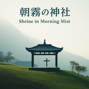 朝霧の神社