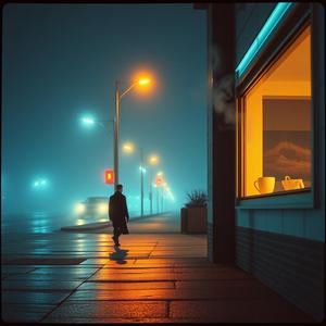 🌃 가로등도 졸고 있는 싸늘한 밤 by 양샘