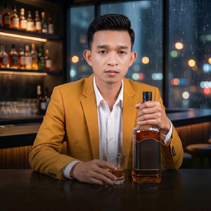 ស្រក់ទឹកភ្នែកលើកែវស្រា