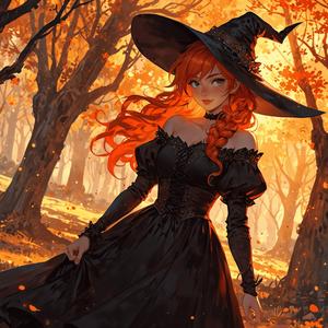 October's Burning Trees