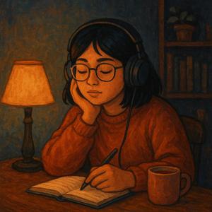 Rainy Window Reflection