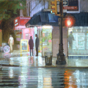 Etüüd superagendi, vihma ja kohvikuga