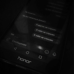 я тебя не слушаю