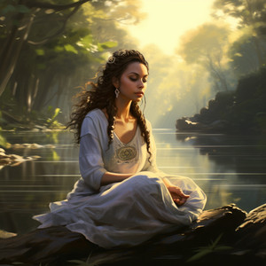 Nana Junto Al Río En Madrigal