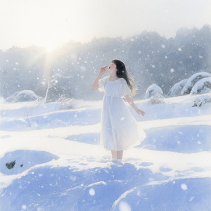 雪の朝に灯る声.