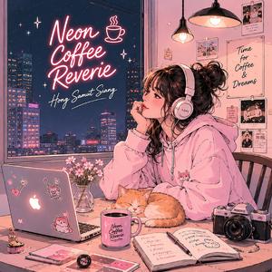 Neon Coffee Reverie