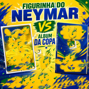 FIGURINHA DO NEYMAR VS ALBUM DA COPA