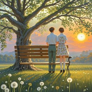 老槐树下的夏天