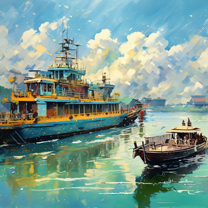 灯火阑珊 港湾夜话