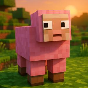 Pink Sheep Song (A Minecraft Movie)
