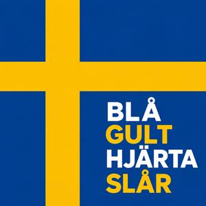 Blå Gult Hjärta Slår - VM 2026