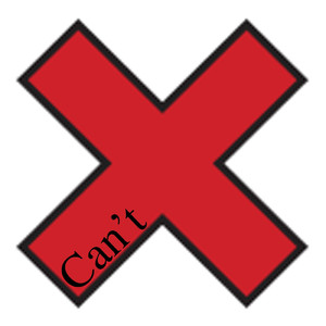 Can't