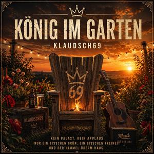 König im Garten