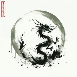 Jade Dragon Dances in Moonlight