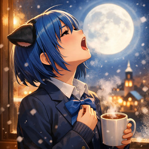 聖夜に月に吠える