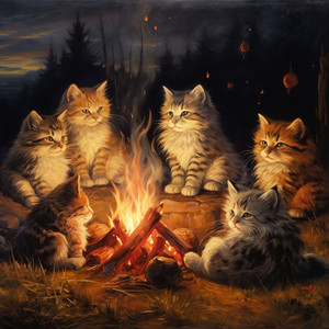 Bigotes Rítmicos En La Luz De La Brasa