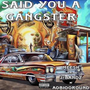Said you a gangster (feat. Meesh & Aob100round)