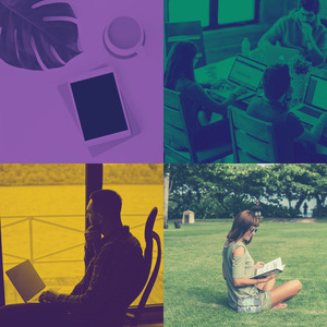 温和在家里工作梦想