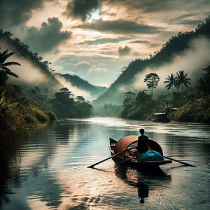 Serene Water Voyage