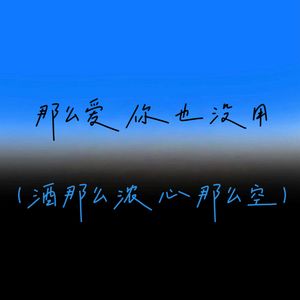 那么爱你也没用 (我找着找着找不到方向)