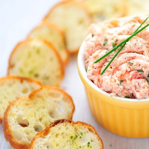 Bread and Salmon Spread