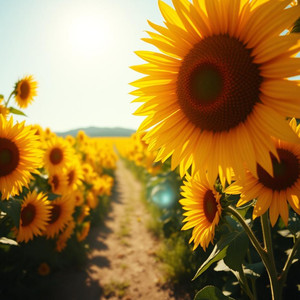 ひまわりのさかみち