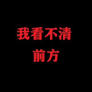 我看不清前方