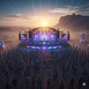 circuito al amanecer