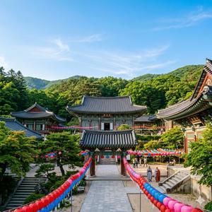 산사의 미소