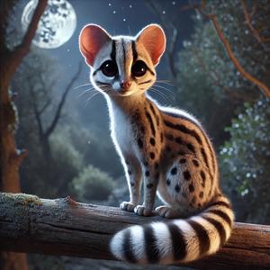 The Genet (Genetta genetta) Educational Song for Kids