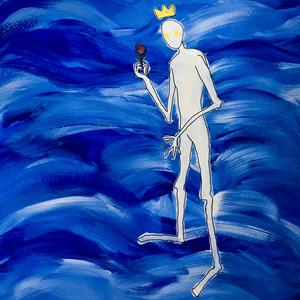 Skęstantis jūrų dievas