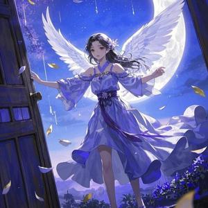 輝夜の月影に舞う永遠の約束～神々の涙に濡れた純真なる運命の翼～