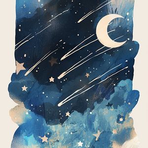 夜空下的低语