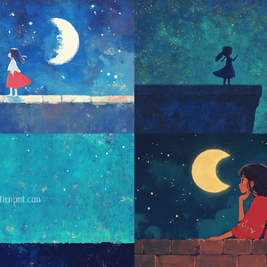 地月相望（赠中国航天局）