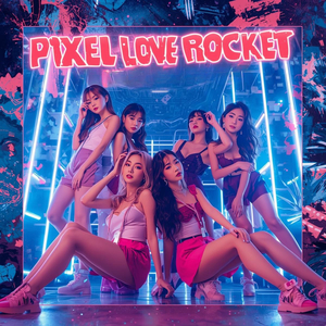 Pixel Love Rocket