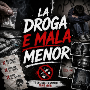 la droga es mala menol
