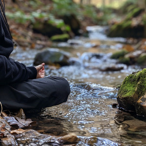 Aliviante Flujo De Río Para El Yoga