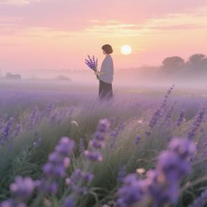 ラベンダーの花に想いを込めて