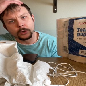 Toalettpapper reklamation av startpappret