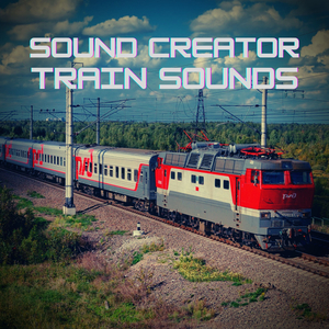 Freight Train Slowly Pass by Railway Station