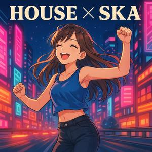 深夜のコンビニで笑うハウススカ