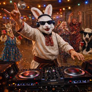 Вышел заяц на крыльцо: Remix