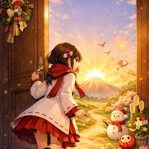 新しい年のドア