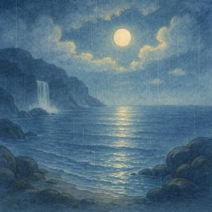 Misty Cliffside Tide